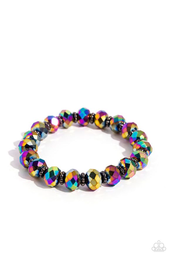 Paparazzi Jewelry Shimmering Satisfaction - Multi Bracelet - Pure Elegance by Kym