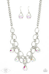 Paparazzi Jewelry Show-Stopping Shimmer - Multi Necklace (LOP) - Pure Elegance by Kym