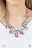 Paparazzi Jewelry Show-Stopping Shimmer - Multi Necklace (LOP) - Pure Elegance by Kym