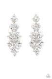Paparazzi Jewelry Frozen Fairytale - White Earrings LOP  May 2022 - Pure Elegance by Kym