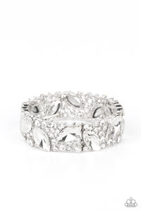 Paparazzi Jewelry Full Body Chills - White Bracelet - Pure Elegance by Kym