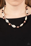Paparazzi Jewelry Bermuda Beachcomber - Pink Urban Necklace - Pure Elegance by Kym