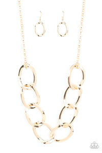Paparazzi Jewelry I've got the Power - Gold Necklace - Pure Elegance by Kym