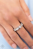 Paparazzi Jewelry Wedded Bliss - White Ring - Pure Elegance by Kym