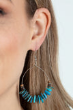 Paparazzi Jewelry Hawaiian Kiss - Blue Earrings - Pure Elegance by Kym