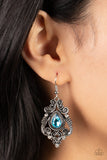 Paparazzi Jewelry Palace Perfection - Blue Earrings - Pure Elegance by Kym