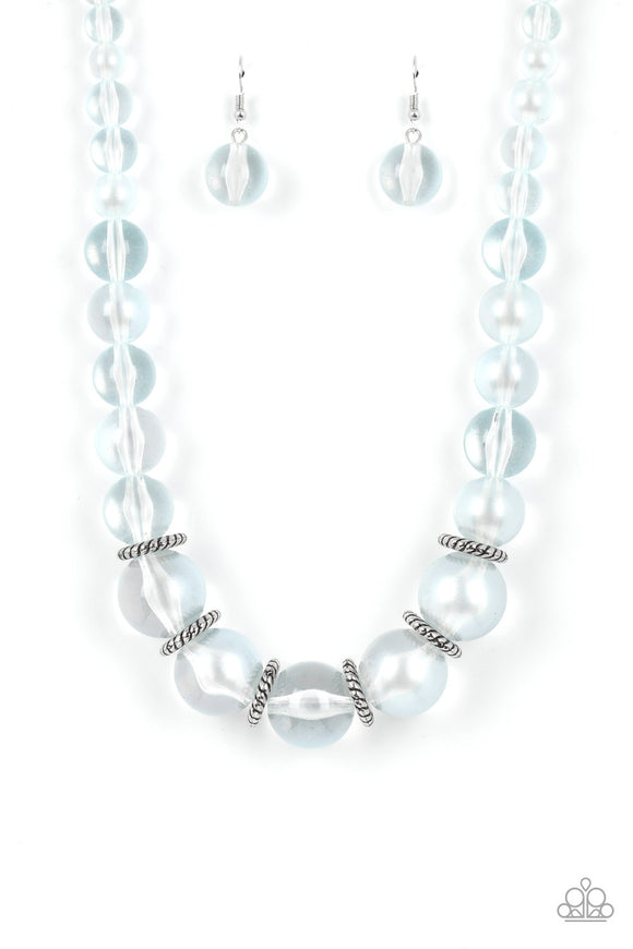Paparazzi Jewelry Marina Mirage - Blue Necklace - Pure Elegance by Kym