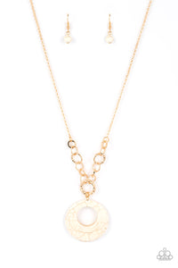 Paparazzi Jewelry Hidden Dune - White Necklace - Pure Elegance by Kym