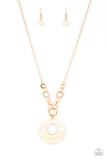 Paparazzi Jewelry Hidden Dune - White Necklace - Pure Elegance by Kym