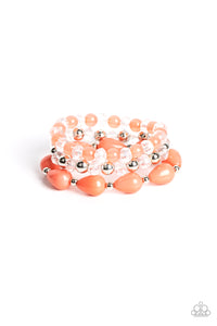 Paparazzi Jewelry Beachside Brunch - Orange Bracelet - Pure Elegance by Kym