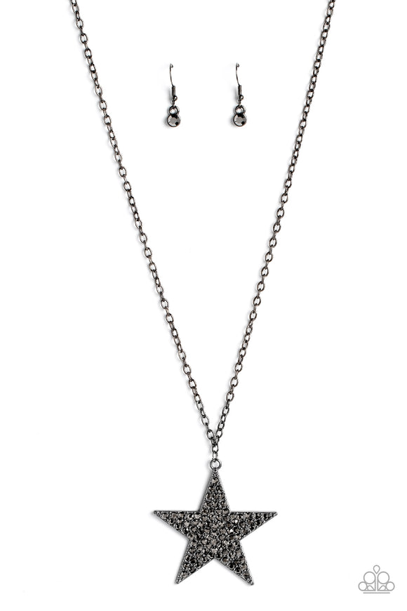 Paparazzi Jewelry Rock Star Sparkle - Black Necklace - Pure Elegance by Kym