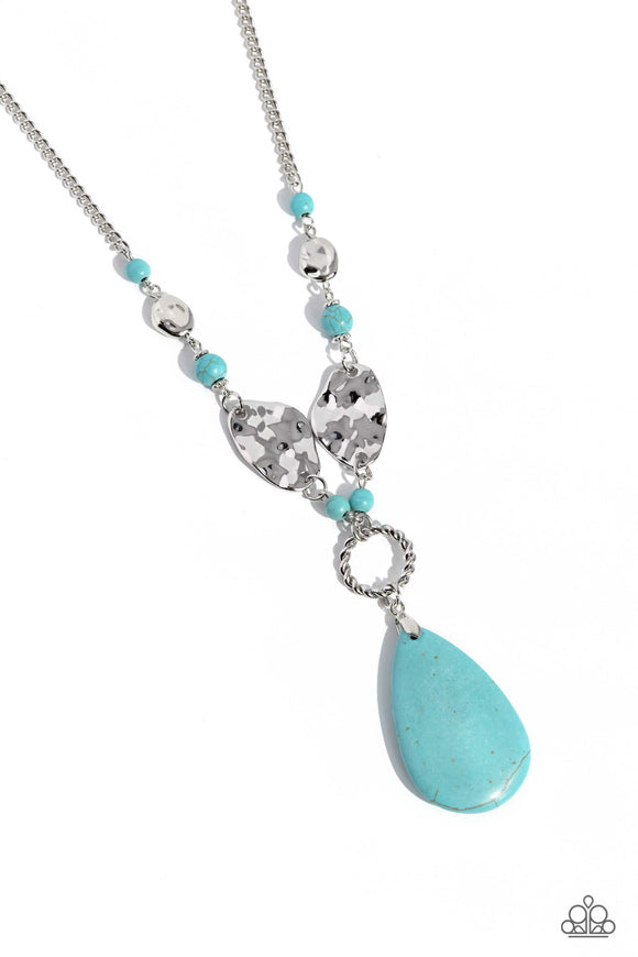 Paparazzi Jewelry Sagebrush Sanctuary - Blue Necklace - Pure Elegance by Kym