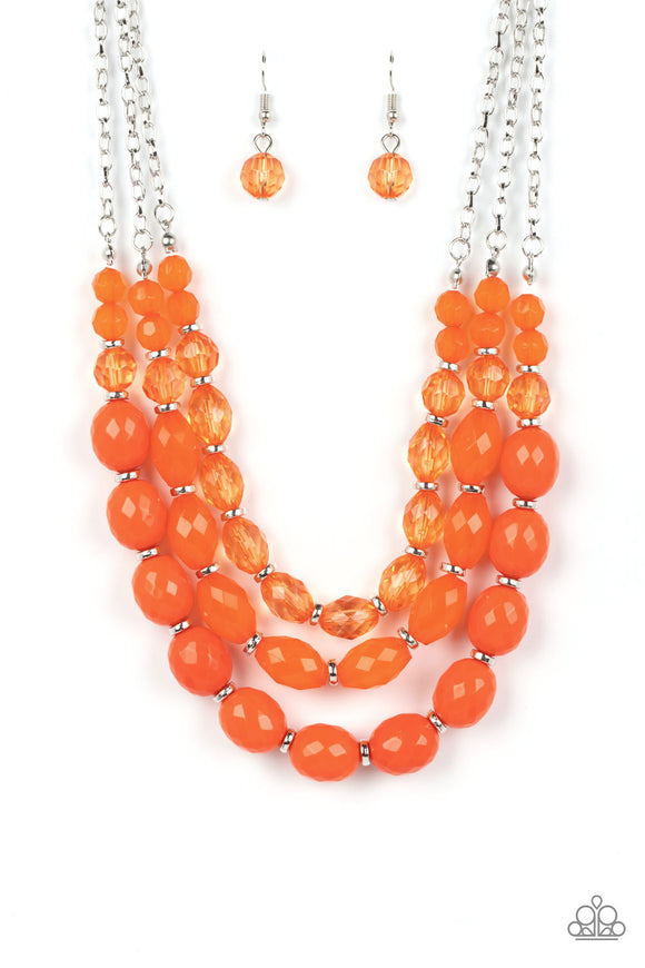 Tropical Hideaway - Orange - Pure Elegance by Kym