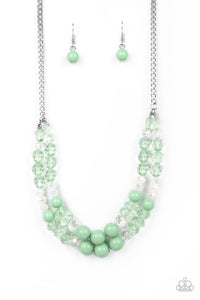 Paparazzi Jewelry Vera-CRUZIN - Green Necklace - Pure Elegance by Kym