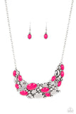 Paparazzi Jewelry Contemporary Calamity - Pink Necklace - Pure Elegance by Kym