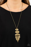 Paparazzi Jewelry After the ARTIFACT - Brass Necklace - Pure Elegance by Kym