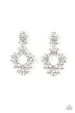 Paparazzi Jewelry Leave Them Speechless - White Earrings - Pure Elegance by Kym