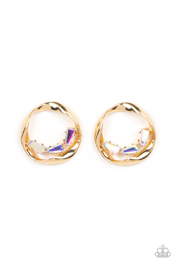 Paparazzi Jewelry Imperfect Illumination - Multi Earrings - Pure Elegance by Kym