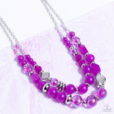 Paparazzi Jewelry Mere Magic - Purple Necklace - Pure Elegance by Kym