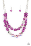 Paparazzi Jewelry Mere Magic - Purple Necklace - Pure Elegance by Kym