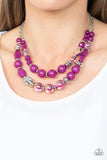 Paparazzi Jewelry Mere Magic - Purple Necklace - Pure Elegance by Kym