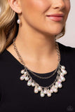 Paparazzi Jewelry Interstellar Serenity - White Necklace - Pure Elegance by Kym