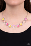 Paparazzi Jewelry Queen of the Cosmos - Yellow Necklace - Pure Elegance by Kym