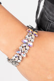 Paparazzi Jewelry Glacial Gleam - Orange Bracelet - Pure Elegance by Kym