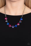 Paparazzi Jewelry Dreamy Drama - Blue Necklace - Pure Elegance by Kym