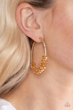 Paparazzi Jewelry Bubble-Bursting Bling - Gold Earrings - Pure Elegance by Kym