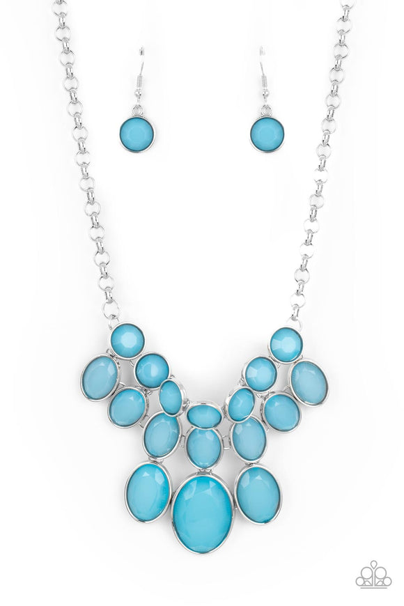 Paparazzi Jewelry Delectable Daydream - Blue Necklace - Pure Elegance by Kym
