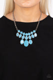 Paparazzi Jewelry Delectable Daydream - Blue Necklace - Pure Elegance by Kym