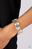 Paparazzi Jewelry The Sparkle Society - Gold Bracelet (Life of the Party) - Pure Elegance by Kym