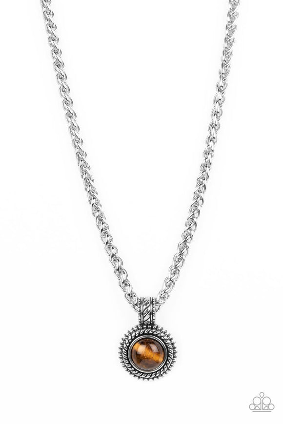 Paparazzi Jewelry Pendant Dreams - Brown Necklace - Pure Elegance by Kym