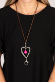 Paparazzi Jewelry Santa Fe Sweetheart - Pink Necklace - Pure Elegance by Kym