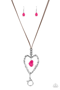 Paparazzi Jewelry Santa Fe Sweetheart - Pink Necklace - Pure Elegance by Kym