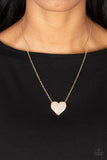 Paparazzi Jewelry Spellbinding Sweetheart - Gold Necklace - Pure Elegance by Kym