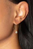 Paparazzi Jewelry Spellbinding Sweetheart - Gold Necklace - Pure Elegance by Kym
