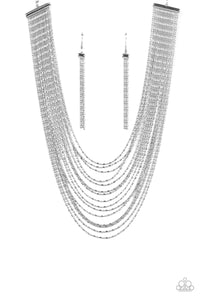 Cascading Chains - Silver - Pure Elegance by Kym