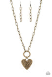 Paparazzi Jewelry Brotherly Love - Brass Necklace - Pure Elegance by Kym