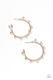 Paparazzi Jewelry Night at the Gala - Gold Earrings - Pure Elegance by Kym