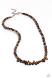 Paparazzi Jewelry Wild Woodcutter - Brass Necklace - Pure Elegance by Kym