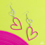 Paparazzi Jewelry Pristine Pizzazz - Pink Earrings - Pure Elegance by Kym
