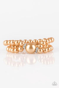 Paparazzi Accessories Romantic Redux Brown Bracelet - Pure Elegance by Kym