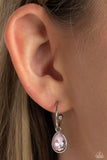 Paparazzi Jewelry Teardrop Tassel - Pink Earring - Pure Elegance by Kym