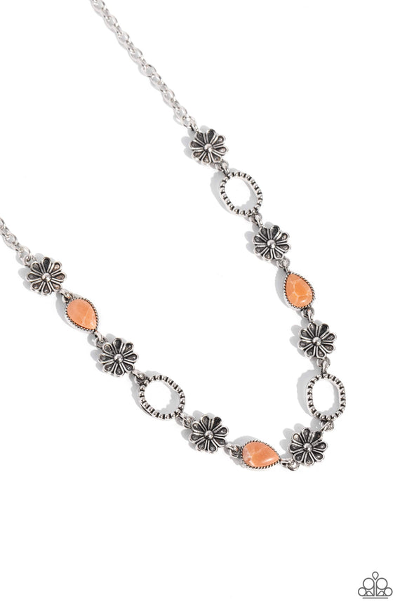 Paparazzi Jewelry Casablanca Chic - Orange Necklace - Pure Elegance by Kym
