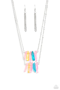 Paparazzi Jewelry Crystal Catwalk - Multi Necklace - Pure Elegance by Kym