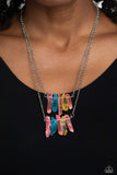 Paparazzi Jewelry Crystal Catwalk - Multi Necklace - Pure Elegance by Kym