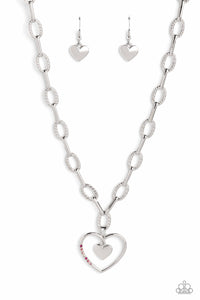 Paparazzi Jewelry Refulgent Romance - Pink Necklace - Pure Elegance by Kym