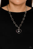 Paparazzi Jewelry Refulgent Romance - Pink Necklace - Pure Elegance by Kym